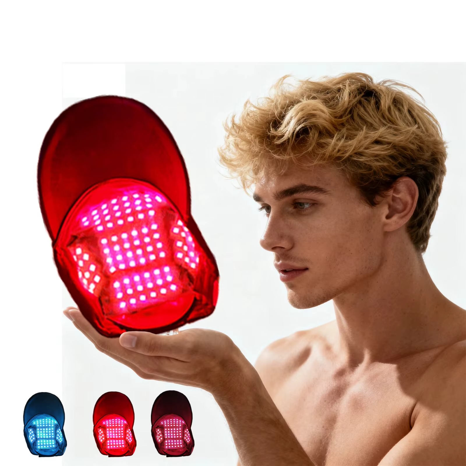 100 LED Cap