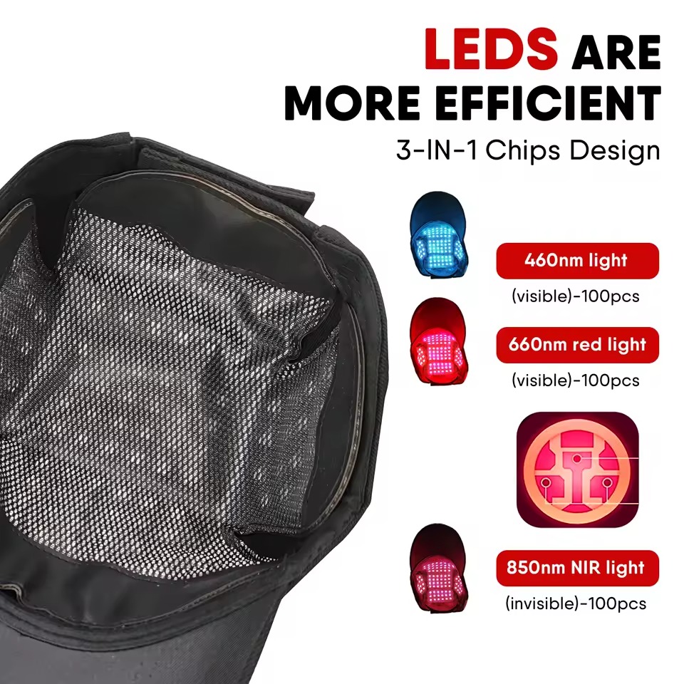 100 LED Cap 4