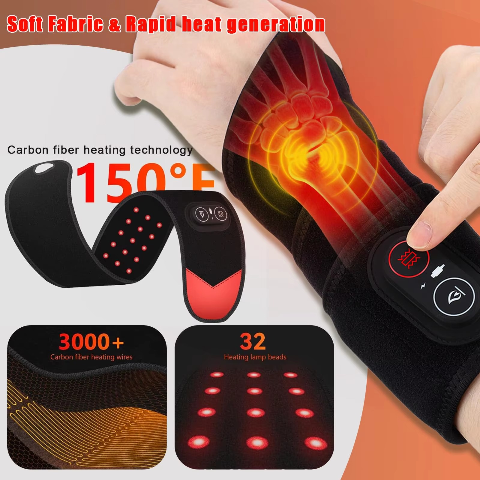36 LED Wrist Wrap 3