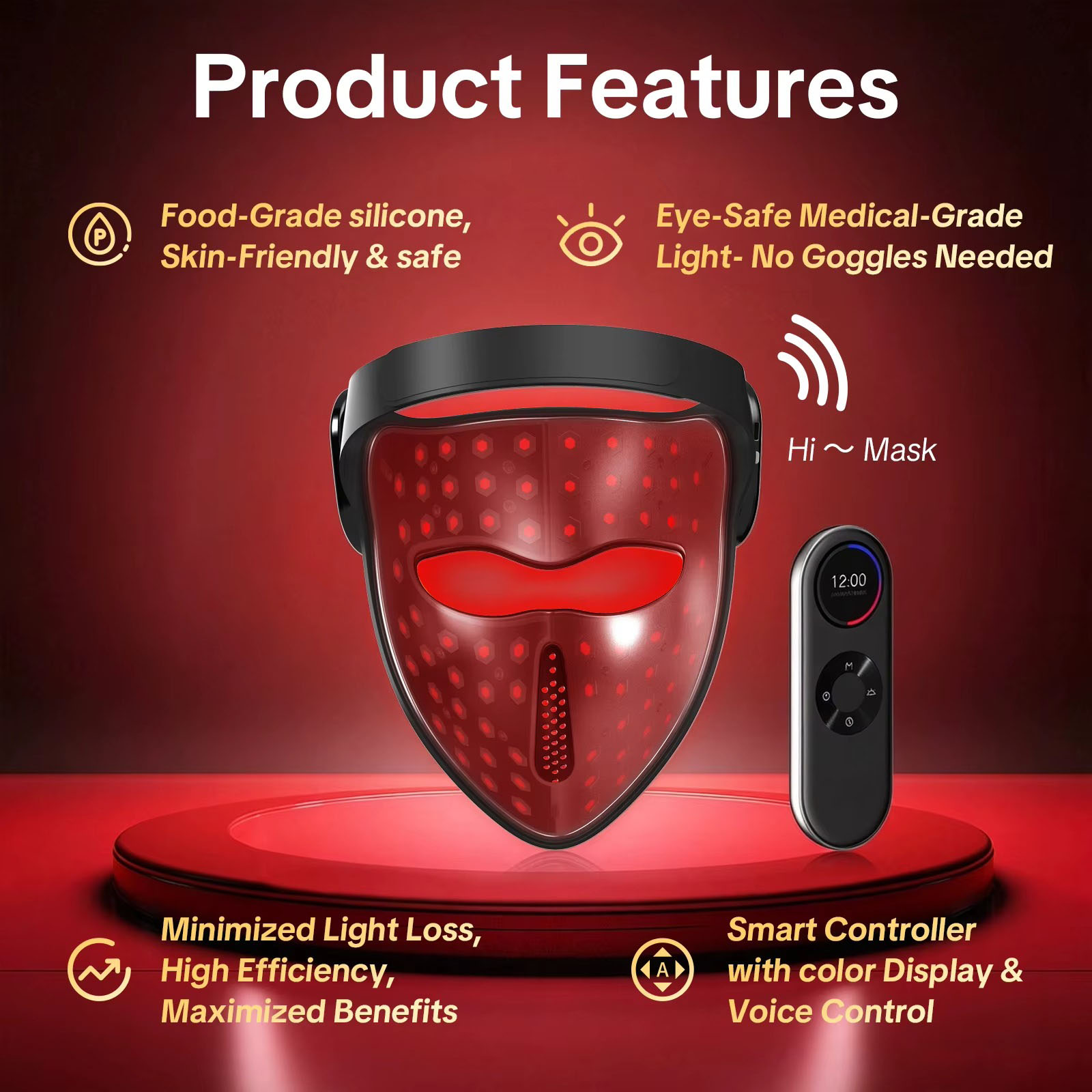 P40 LED Mask 4 in 1 3