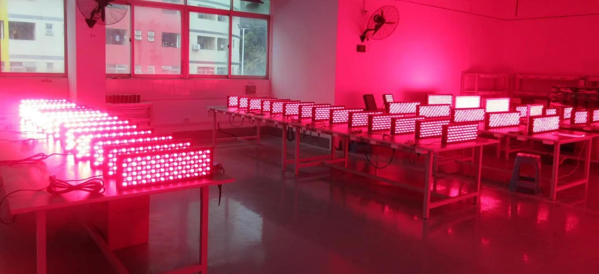 Red light therapy production line